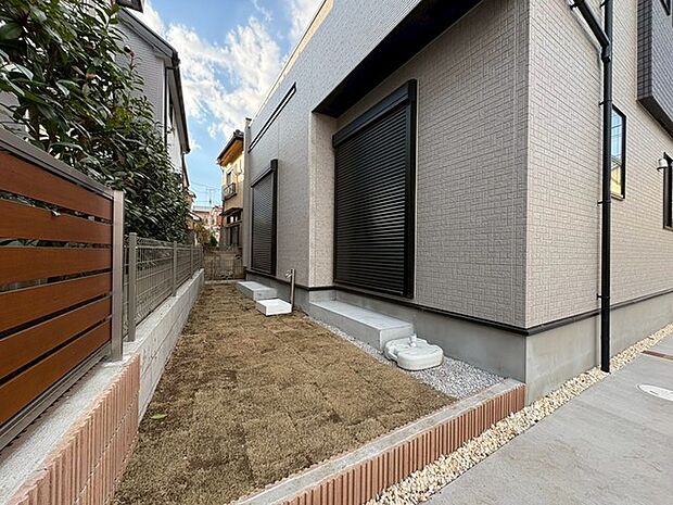 ちょっとしたお庭があります