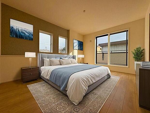 本画像はCGで作成しており、実際に現地に家具は置かれておりません。また、価格に家具は含まれておりません。 