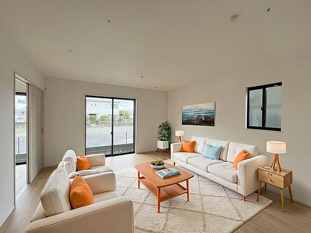 本画像はCGで作成しており、実際に現地に家具は置かれておりません。また、価格に家具は含まれておりません。 