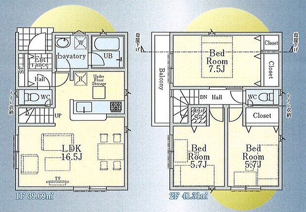 リビング階段の間取り