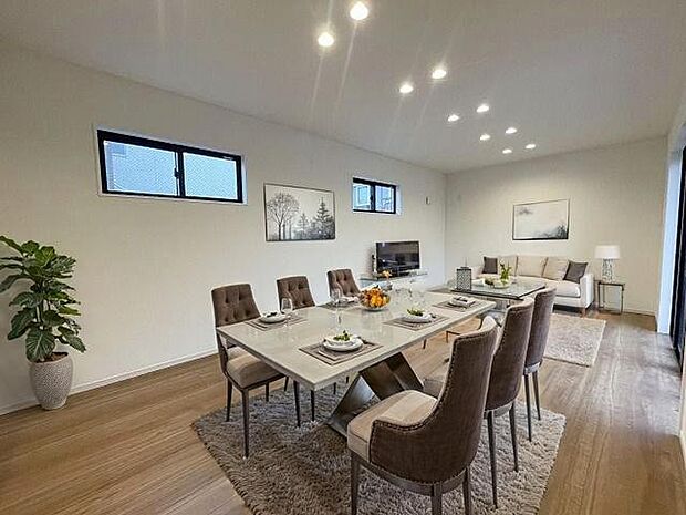 本画像はCGで作成しており、実際に現地に家具は置かれておりません。また、価格に家具は含まれておりません。