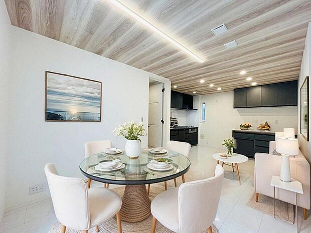 本画像はCGで作成しており、実際に現地に家具は置かれておりません。また、価格に家具は含まれておりません。 