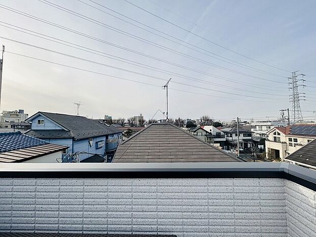 お家からの眺望です。開放感のある眺め。 