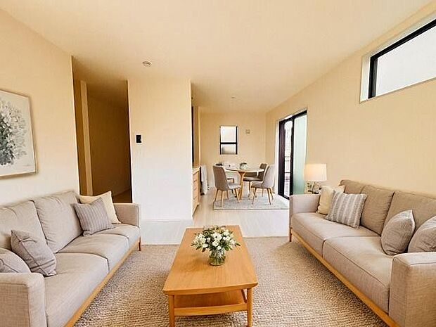 本画像はCGで作成しており、実際に現地に家具は置かれておりません。また、価格に家具は含まれておりません。