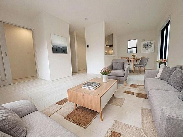 本画像はCGで作成しており、実際に現地に家具は置かれておりません。また、価格に家具は含まれておりません。