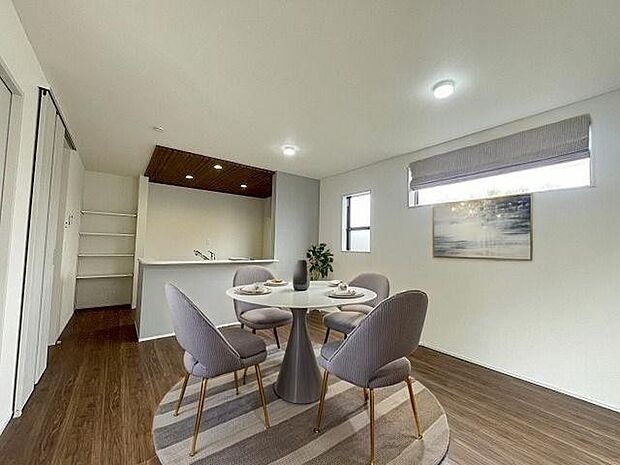 本画像はCGで作成しており、実際に現地に家具は置かれておりません。また、価格に家具は含まれておりません。