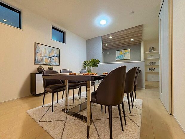 本画像はCGで作成しており、実際に現地に家具は置かれておりません。また、価格に家具は含まれておりません。 