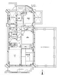 アップルウェイ小平パート2 3LDKの間取図画像