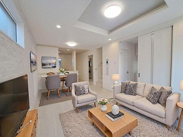 本画像はCGで作成しており、実際に現地に家具は置かれておりません。また、価格に家具は含まれておりません。