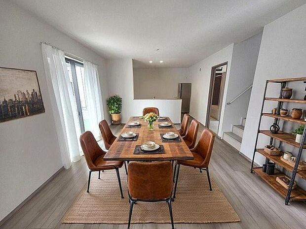 本画像はCGで作成しており、実際に現地に家具は置かれておりません。また、価格に家具は含まれておりません。 