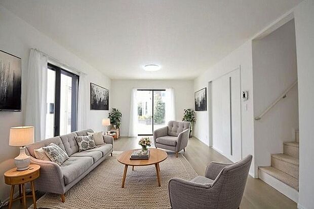 本画像はCGで作成しており、実際に現地に家具は置かれておりません。また、価格に家具は含まれておりません。