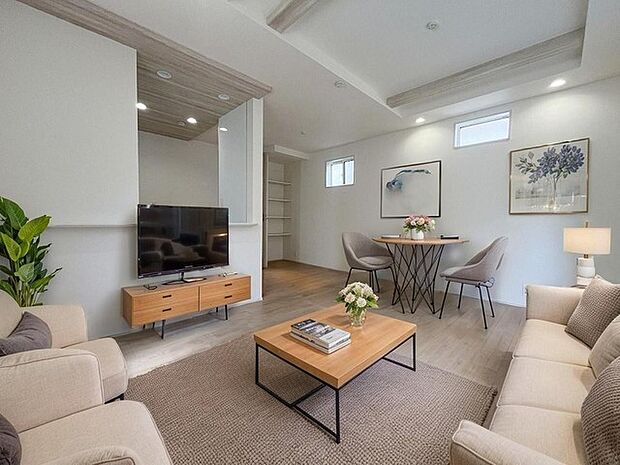 本画像はCGで作成しており、実際に現地に家具は置かれておりません。また、価格に家具は含まれておりません。