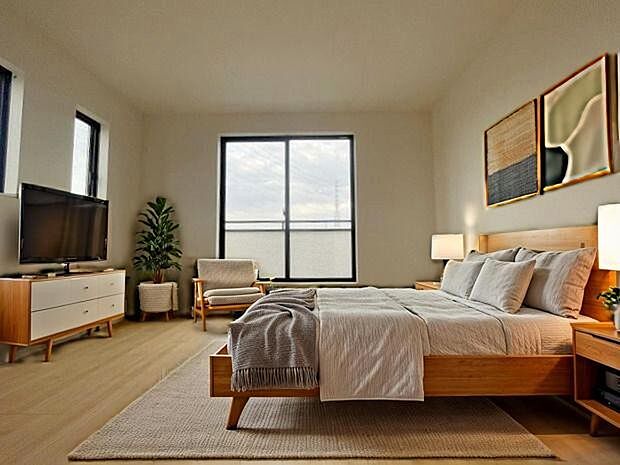 本画像はCGで作成しており、実際に現地に家具は置かれておりません。また、価格に家具は含まれておりません。