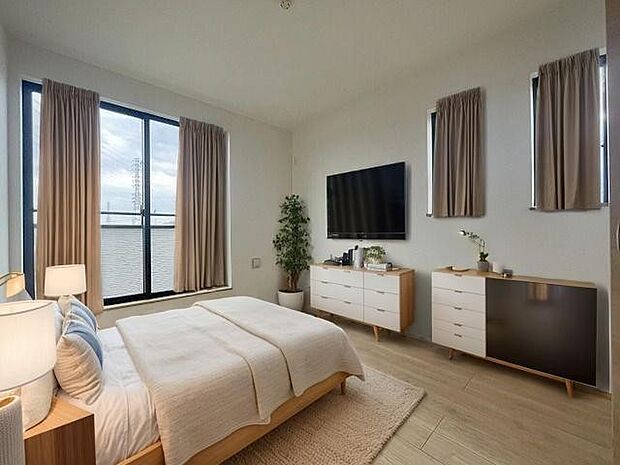 本画像はCGで作成しており、実際に現地に家具は置かれておりません。また、価格に家具は含まれておりません。