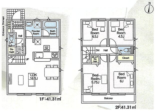 リビング階段の間取り