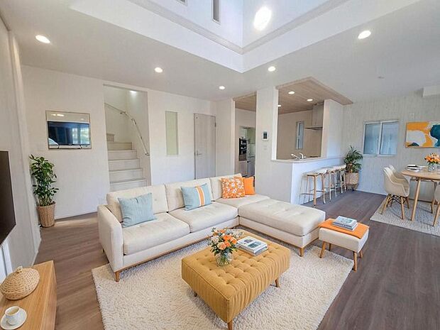 本画像はCGで作成しており、実際に現地に家具は置かれておりません。また、価格に家具は含まれておりません。 