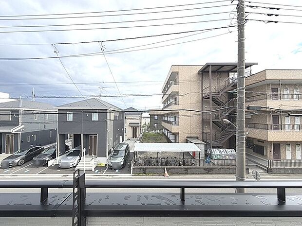 お家からの眺望です。開放感のある眺め。