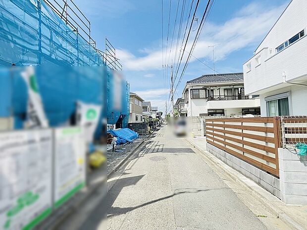 安心して暮らすことのできる住宅街。　住宅地の道路は一般に交通量が少なく車などの騒音が少ないため、住民にとって静かな生活環境が提供されます。 