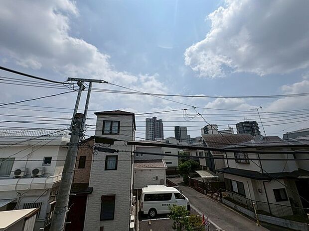 お家からの眺望です。開放感のある眺め。