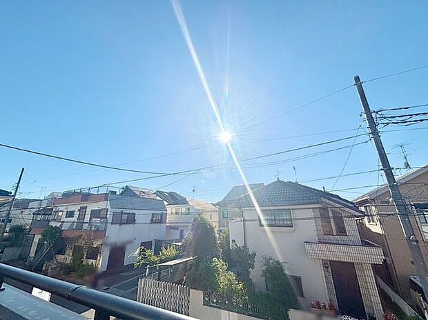 窓からの眺望です。実際に現地で眺望もご確認ください。