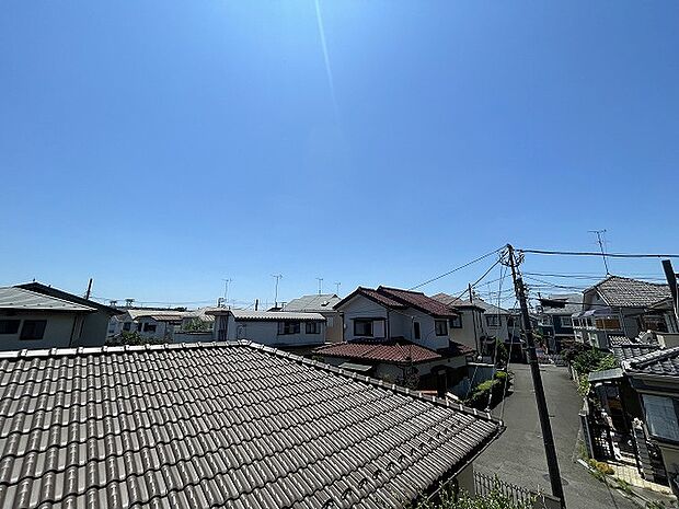 お家からの眺望です。開放感のある眺め。 