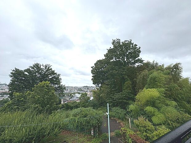 お家からの眺望です。開放感のある眺め。