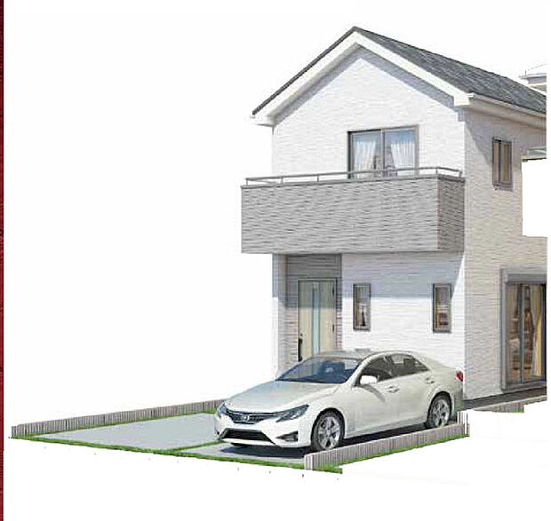 A号棟 建物完成予想図(完成イメージパース)
