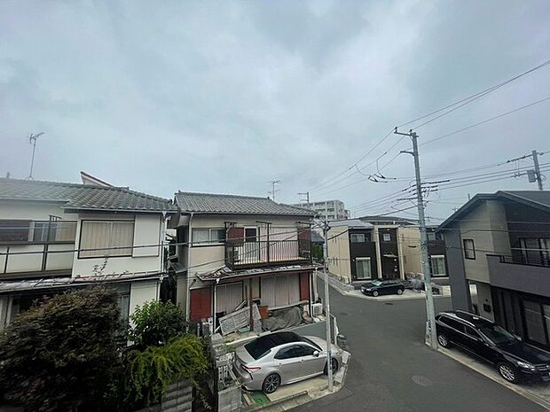 お家からの眺望です。開放感のある眺め。