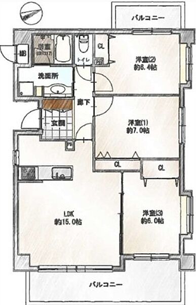 間取り：313004814465