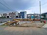 外観：建物のモデルハウスのご見学予約もスタートしました。当日のご見学予約も大歓迎ですので、お気軽にお問合せください。 