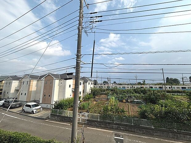 お家からの眺望です。開放感のある眺め。