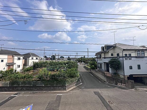 お家からの眺望です。開放感のある眺め。