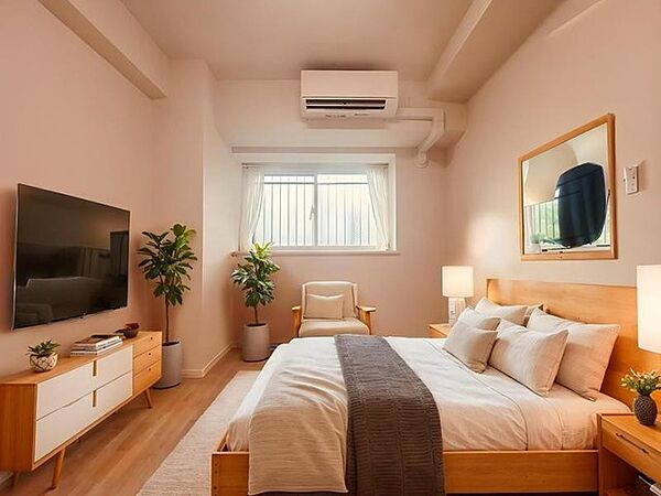 本画像はCGで作成しており、実際に現地に家具は置かれておりません。また、価格に家具は含まれておりません。