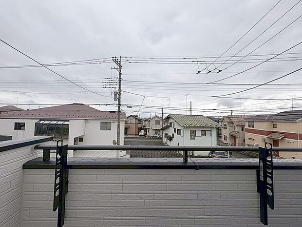 お家からの眺望です。開放感のある眺め。
