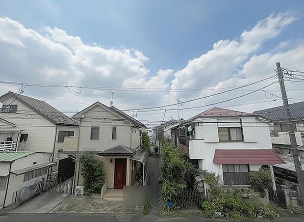 窓からの眺望です。実際に現地で眺望もご確認ください。