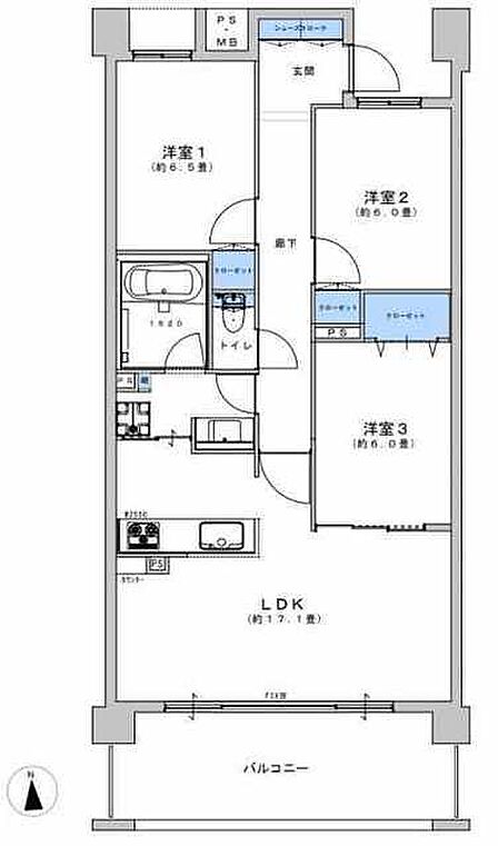使いやすいスタンダードなプラン、無駄を少なくし有効に使えるスペースをできる限り多く設けました