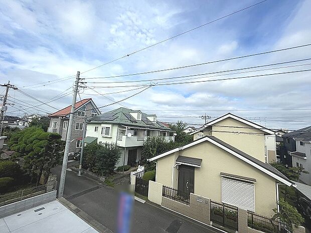 お家からの眺望です。開放感のある眺め。