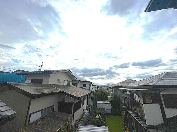 窓からの眺望です。実際に現地で眺望もご確認ください。