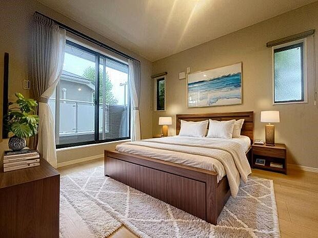 本画像はCGで作成しており、実際に現地に家具は置かれておりません。また、価格に家具は含まれておりません。