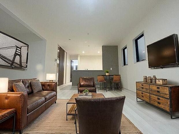 本画像はCGで作成しており、実際に現地に家具は置かれておりません。また、価格に家具は含まれておりません。