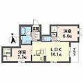 シャーメゾン ベルパージュ長居西1階14.3万円