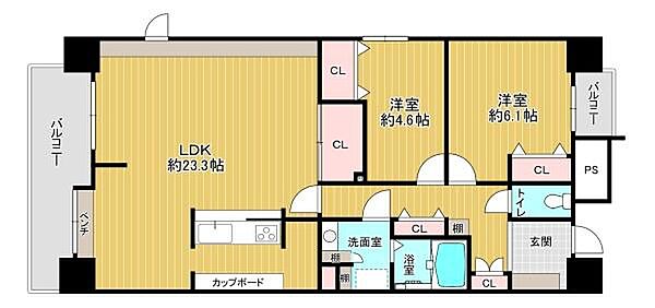 間取りを拡大表示