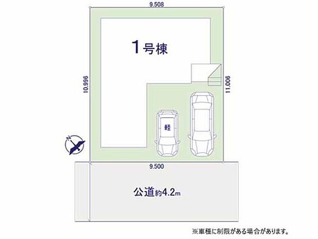 東武東上線「若葉」駅より徒歩19分！教育施設や買い物施設が徒歩圏内にあり、利便性の良い住環境です。並列2台駐車可能（車種による）