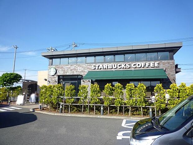 スターバックスコーヒー カインズスーパーモールかわじままで375m