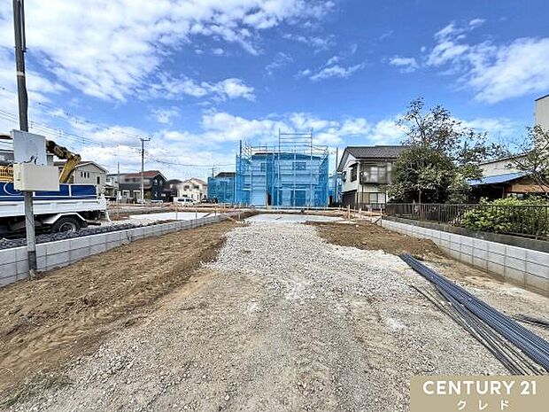 2025年11月上旬完成予定!全8棟のビッグコミュニティが誕生します。完成まで随時お写真を更新いたします!