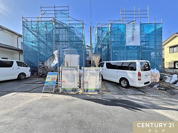 嵐山町の閑静な住宅街に佇む新邸。穏やかな住環境で、落ち着いた暮らしを叶える新築住宅です。