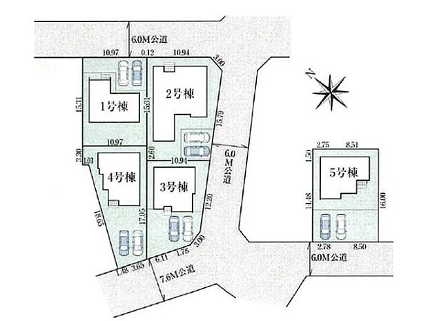 敷地46〜65坪のゆとりに満ちた全5棟の新邸。商業施設も近隣に充実した坂戸市にっさい花みず木エリア!公園まで徒歩2分!