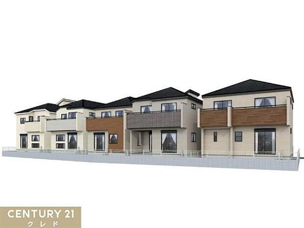 【外観完成予想図】メールでの資料請求のみでも大歓迎!まずはお気軽に資料請求から!※イメージとは異なる場合もございます。