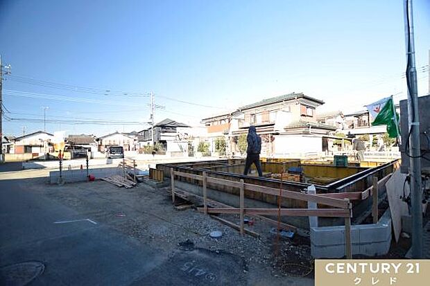 全区画34坪超!南側道路で陽当り良好な全4棟!寺尾小・中学校徒歩12分!毎日の通学も無理なく通える距離で、安心して見守れる環境です。