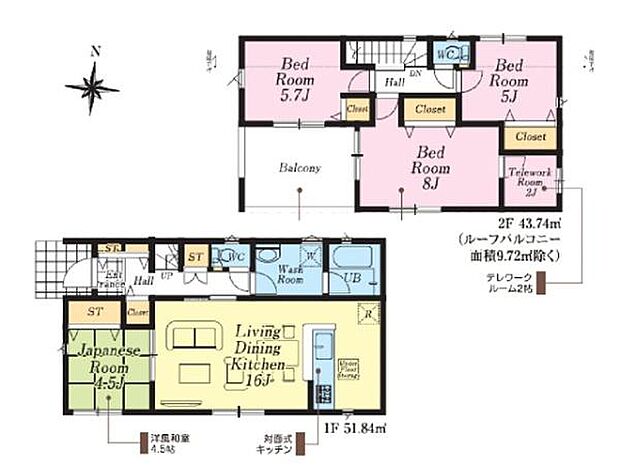 耐震×制震性に優れた地震に強い安心住宅!客間や寝室など多彩に活用できる和室付きです。